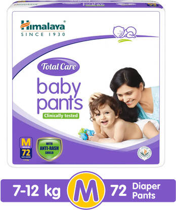HIMALAYA Total Care Baby Pants - M(72 Pieces)