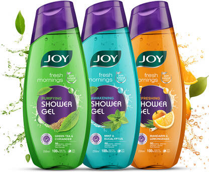 JOY FRESH MORNING PURIFYING+AWAKENING+REFRESHING SHOWER GEL BODY WASH(