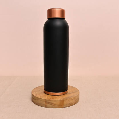 OGGN 950 ML COPPER BOTTLE(PACK OF 1, BLACK)
