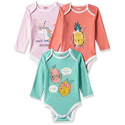 Amazon Brand - Jam & Honey Baby-Girl's Regular Romper Suits_SS22 - GRO