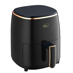 Pigeon Healthifry Digital Air Fryer, 360 High Speed Air Circulation Technology 1200 W with Non-Stick 4.2 L Basket - Black
