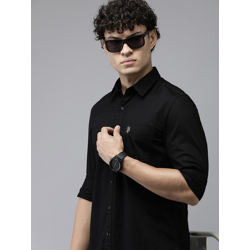 U.S. Polo Assn. Denim Co. Spread Collar Slim Fit Pure Cotton Casual Shirt