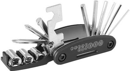 Xezon Professional Multifunction Carbon Steel All Bicycle Repair All-in-1 Bicycle Pocket Cycling Bicycle Multi Tool Kit