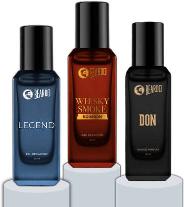 BEARDO Whiskey Smoke Bourbon, Legend & Don Perfume EDP | Long Lasting Eau de Parfum - 60 ml(For Men)