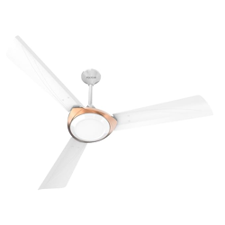 Polycab Superb Neo 1200 mm High Speed Ceiling Fan | 100% Copper Winding Motor |Corrosion Resistant G-Tech Blades |1 Star Rated 52 Watt |Saves up to 33% Electricity |2 years warrantyWhite Bronze Gold