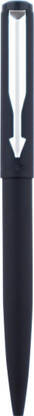 PARKER Vector Matte Black, Chrome Trim With Card Holder Pen Gift Set(Ink Color - Blue)