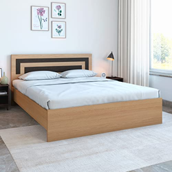 NILKAMAL CYRIL ENGINEERED WOOD QUEEN BED WITHOUT STORAGE FOR BEDROOM|S