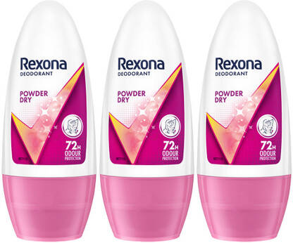 Rexona Powder Dry Underarm Roll On Deodorant For Women (PO3) Deodorant