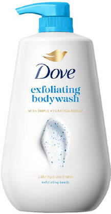 DOVE Exfoliating Bodywash with Triple Hydration Serum(800 g)