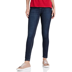 Amazon Brand - Symbol Women's Skinny Stretchable Jeans (SS19DNM002I_Dark Blue_26)