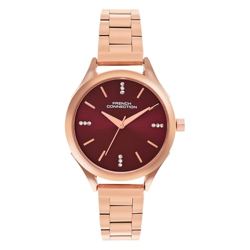 French Connection Analog Marron Dial Women's Watch-FCN099RGM