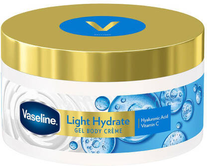 Vaseline Light Hydrate Gel Body Crme, Hyaluronic Acid & Vitamin C for 
