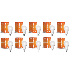 Halonix 12W B22 Base LED Bulb  Cool Daylight (6500k) | Energy Efficient | Best led bulb for home | Surge Protection up to 4KV | Rated Life 15000 Hrs | for Home & Office |Pack of 10