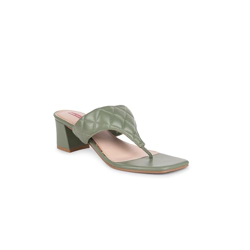 Bata Womens Lever Thong Fashion Sandal Heels, (7717573), 3 UK, Green