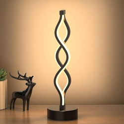 One94Store Double Ring LED Lamp  Stylish Acrylic Decorative Bedside Light with Warm Ambient Glow for Bedroom, Living Room, Festive & Home Dcor