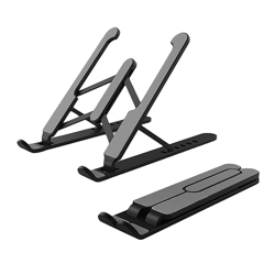 Zebronics-NS1000 Laptop Stand Featuring Foldable Design, Anti-Slip Sil