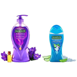 Palmolive Body Wash Aroma Absolute Relax Shower Gel, 750ml Pump & Body