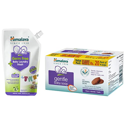 Himalaya Germ Free Baby Laundry Wash 1 L Pouch, White, (7004801) & Him