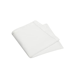 Bureaucrat Premium Mens Cotton Handkerchief White Big Extra Soft Super