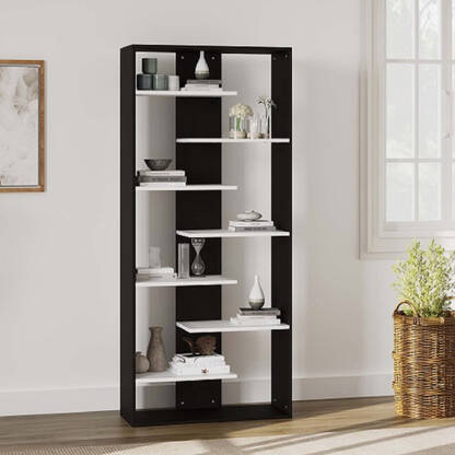Home Full Engineered Wood Open Book Shelf(Finish Color - Wenge, DIY(Do-It-Yourself))