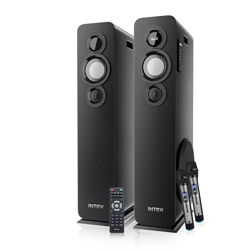 Intex TITAN1400 D Dual Tower Bluetooth Speaker 140W High Bass Home Aud