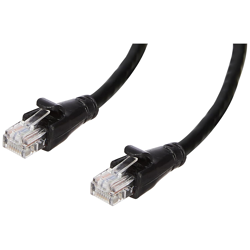 amazon basics RJ45 Cat-6 Ethernet Patch/LAN Cable for Personal Computer - 5 Feet (Black)