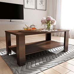 Home Centre Clary Coffee Table  Brown | Contemporary Living Room Cente