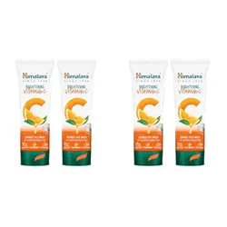 Himalaya Brightening Vitamin C Orange Face Wash | Brightening Face Cleanser | Remove Dull Skin | 100ml (Pack of 4)