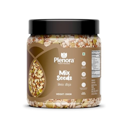 PLENORA Mix Seeds 250g | Raw, Unroasted & Natural | Superfood for Healthy Lifestyle | Gluten-Free |