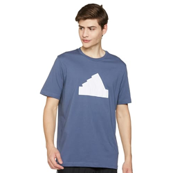 Adidas Men's Geometric Regular Fit T-Shirt (IV8005_PRLOIN