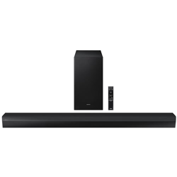 Samsung 400 W 5.1 ch (HW-B750D/XL) Dolby Soundbar, Center Firing Speakers, Surround Sound Expansion, DTS Virtual:X, Bluetooth, HDMI, Optical in (Black)