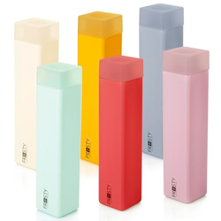 AQUAWARE Plastic Food Grade Fridge Square Water Bottle Gift Set (6 pieces, 1L) | 950 milliliter