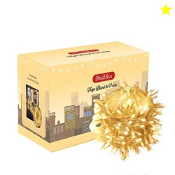 DesiDiya 35 Feet Long LED Power Pixel Serial String Light, 360 Degree 