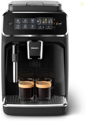 PHILIPS Fully Automatic Bean to Cup Espresso Machine with Milk Frother Coffee Maker(Black, Glossy black)
