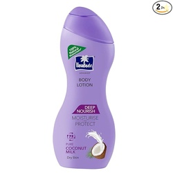 Parachute Advansed Deep Nourish Body Lotion for Women & Men, Dry Skin, 250ml | Pure Coconut Milk, 100% Natural, 72h Moisturisation