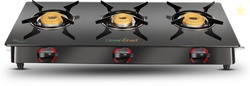 Greenchef Ebony Glass Manual Gas Stove(3 Burners)