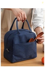 EUFLORIA Insulated Travel Lunch/Tiffin/Storage Bag for Women and Men Office, Collage and School (Cotton)(Multicolour) A1 (7 LITERS)