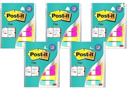 Post-It Flags 12 Sheets regular, 5 Colors(Set Of 5, Multicolor)
