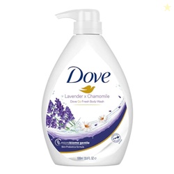 Dove Lavender & Chamomile Go Fresh Body Wash with Relaxing Floral Scen