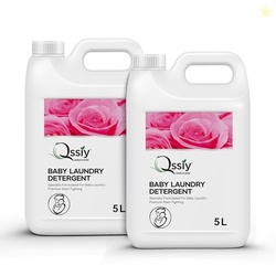Qssiy Baby Laundry Liquid Detergent 10L - Blossom Lily Scent, Allergen-Free Bio-Enzymes for Newborn Clothes, Gentle Stain Remover & Skin Safe - Great Indian Festival 2025