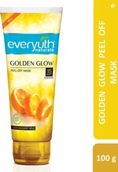 Everyuth Naturals Golden Glow Peel-off Mask for Instant Glow 24K Gold and Orange Peel Extract(100 g)