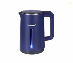 Greenchef Glitter Cordless Pot with cool touch body 1500 watts Blue El