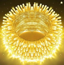 MPROW 40 LEDs 11 m Yellow Steady Bulb Rice Lights(Pack of 1)