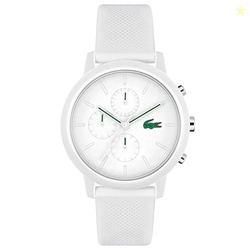Lacoste Lacoste.12.12 Chrono Qtz Fashion Chrono White Round Dial Men's
