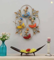 PitaraPlex Metal Wall Hanging Marwari Music Frame Home Dcor, Multicolo