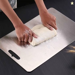 Crevice Dustless Healthy Food Steel Cutting Boards for Kitchen, Durabl