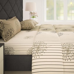 Story@Home Cotton Bedsheet for Double Bed with 2 Pillow Covers 186 TC