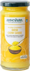 ANVESHAN TRADITIONALLY BILONA-CHURNED A2 COW GHEE GLASS BOTTLE(250 ML)