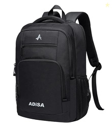 ADISA Premium 15.6 inch Laptop Backpack School College Office Bag Pack For Men and Women (BP7009-BLA)