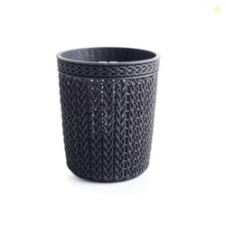 Entisia Net Multipurpose Hollow Round Plastic Basket - Small Items Organizer for Spoons, Pencils, Brushes, Cutlery, Stationery - Portable Desk Storage for Home & Office (Q-1)